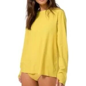 Yellow Women's Long Sleeve Top